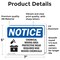 Signmission 5 in Height, 7 in Width, Vinyl Decal, Rectangle OS-2PACK-NS-D-57-L-10561 - alternate 4